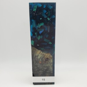 hybrid wood and resin handle blank