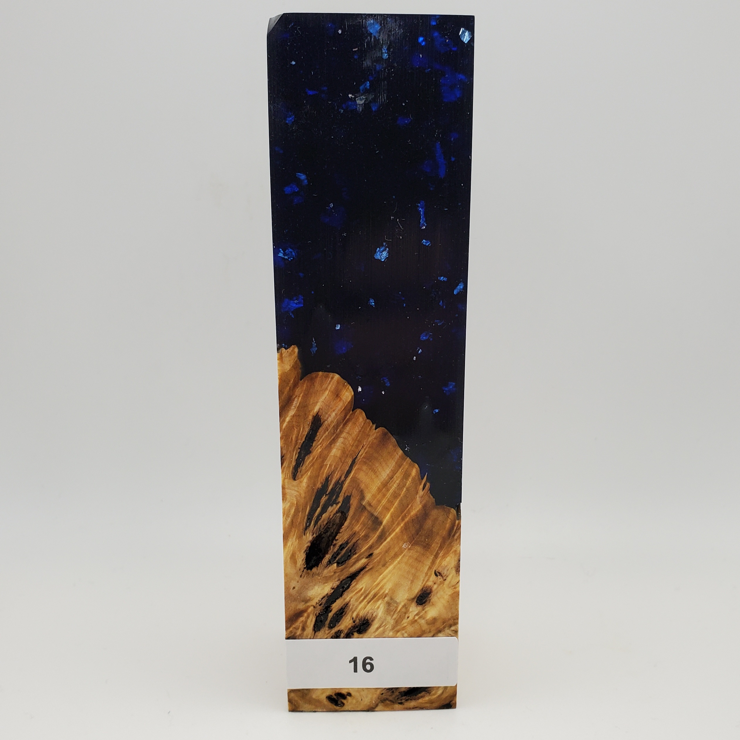 hybrid wood and resin handle blank