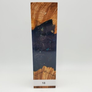 hybrid wood and resin handle blank