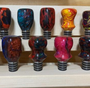 Stainless steel wine stoppers
