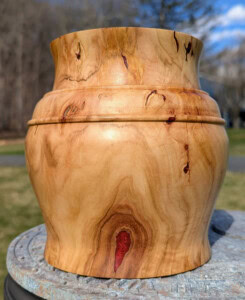 Blue Gum Eucalyptus pet urn.